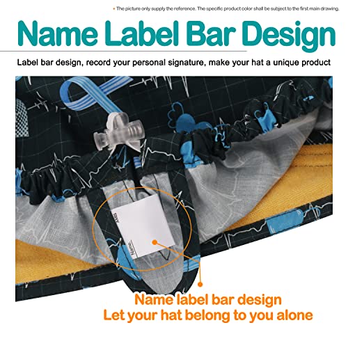 Image of GUOER Hat Bouffant Cap One Size Multi Color