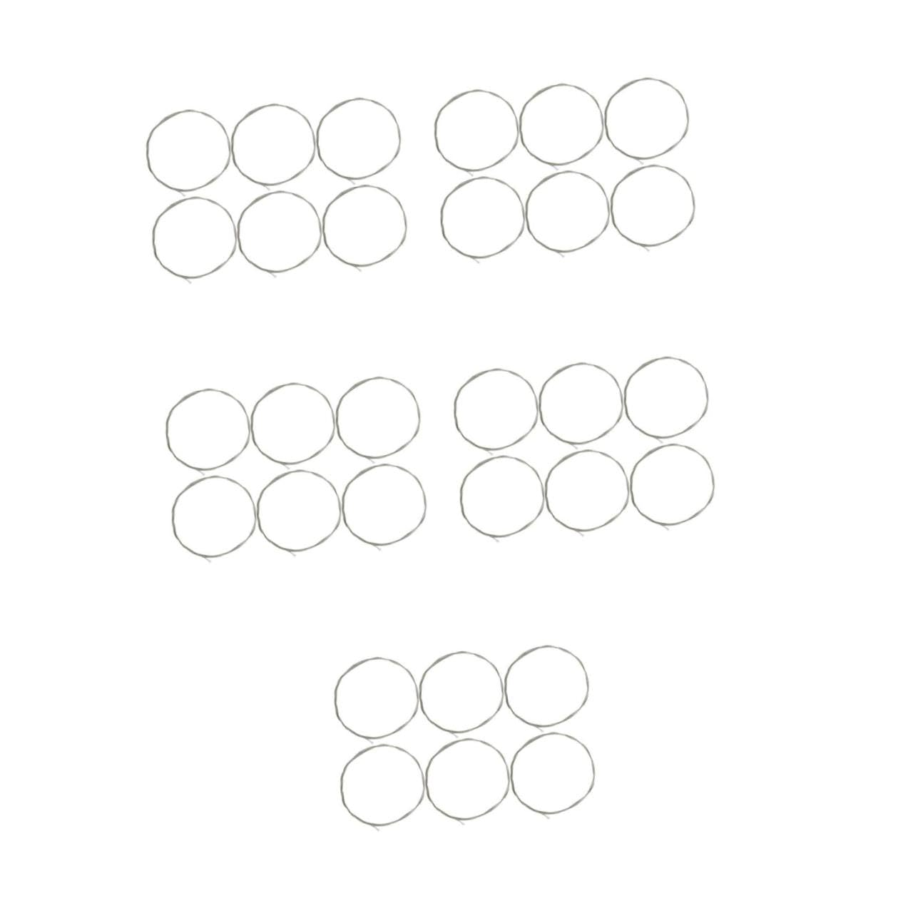 ifundom 5sets Corde Per Chitarra Folk Di Corde Metalliche Di Ricambio Per Chitarra Acustica e Elettrica Accessori Musicali Pratici e Facili Da Installare