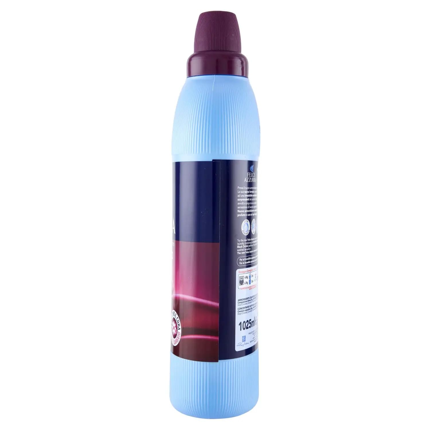 12 X Felce Azzurra – Ammorbidente Concentrato Orchidea Nera – Ammorbidente concentrato Orchidea nera – 41 lavaggi – 1025 ml + portachiavi Beni Culinari