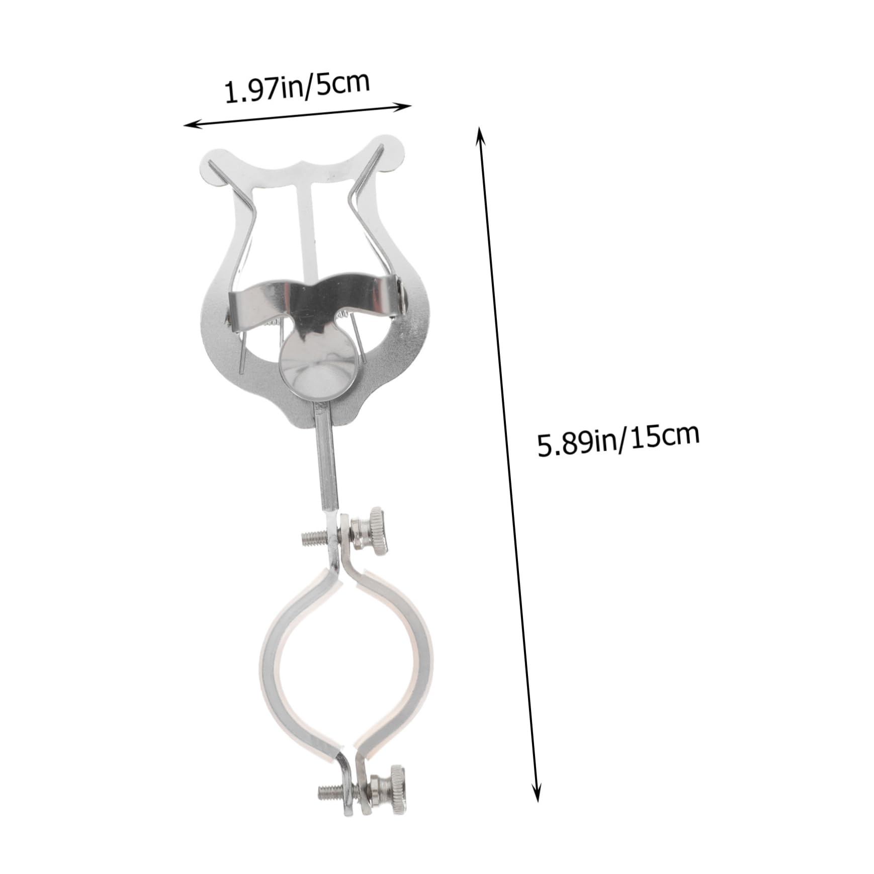 OFFSCH Marching Band Trumpet Lyre Music Book Clamp for Clarinet Trumpet Instrument