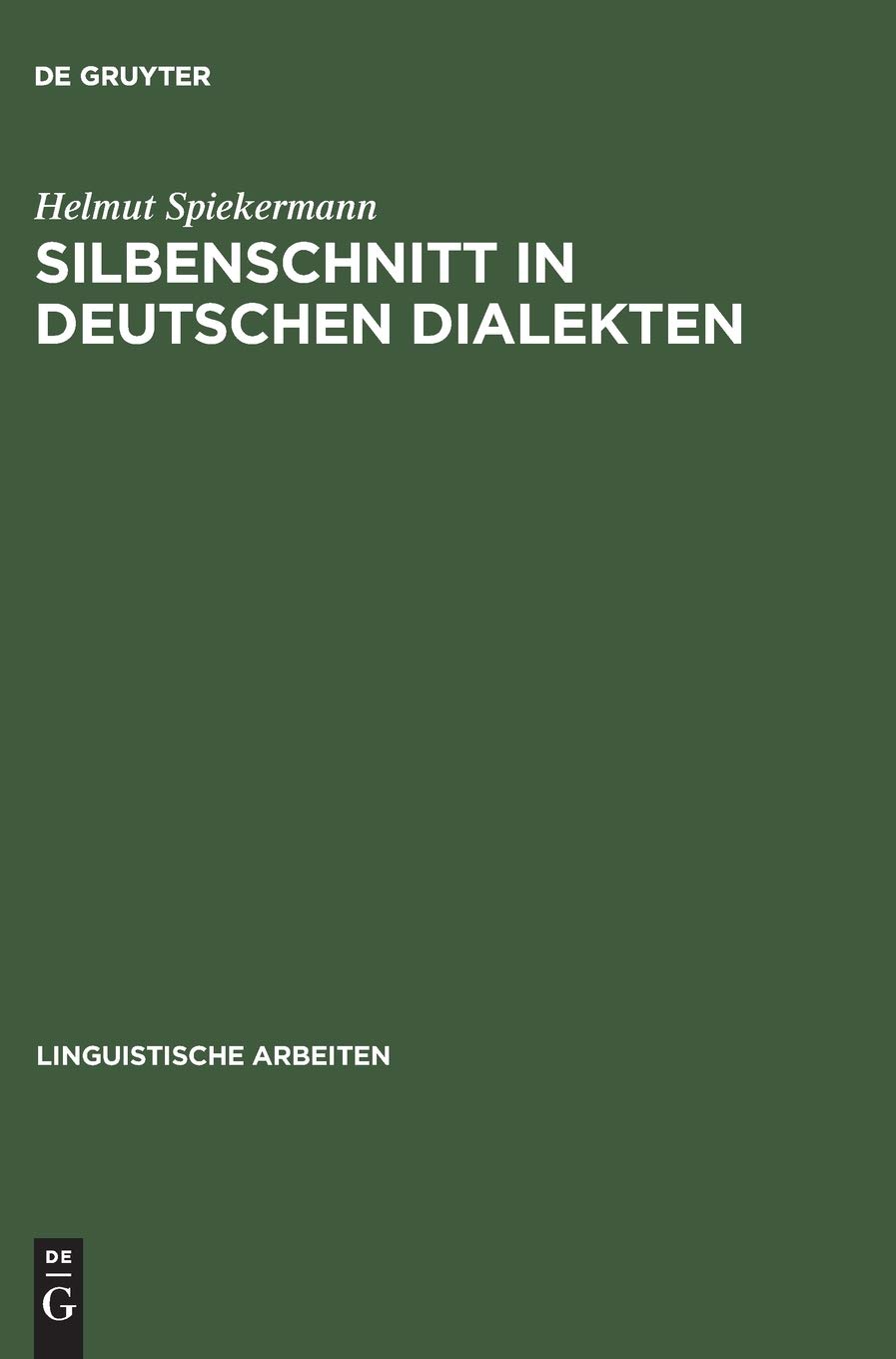 Silbenschnitt in deutschen Dialekten: 425