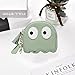 XDHLDULYK 1 Pcs Funny Cartoon Ghost Coin Purse Cute Mini Genuine Leather Wallet Small Coin Purse with Keychain Wallet Funny Cute Coin Bag for Women (Light green)