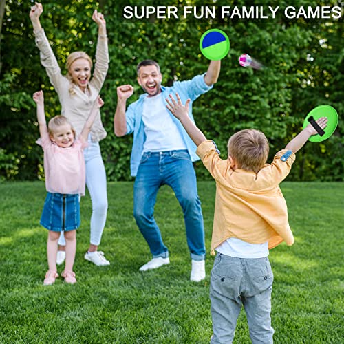 Qrooper Kids Toys - Glow In The Dark Outdoor Games, Beach Toys, Toss And Catch Ball Set With Light Up Ball, Outdoor Toys For Kids Ages 4-8, Led Toys For Kids Backyards Gifts For Kids/Adults/Family #TOP7