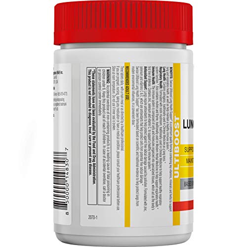 Swisse Ultiboost Lung Health Support Supplement | Bronchial Wellness, Immune & Lung Health, Respiratory Support, Antioxidant Rich | 90 Tablets (02-355-50902) - Thumbnail 2
