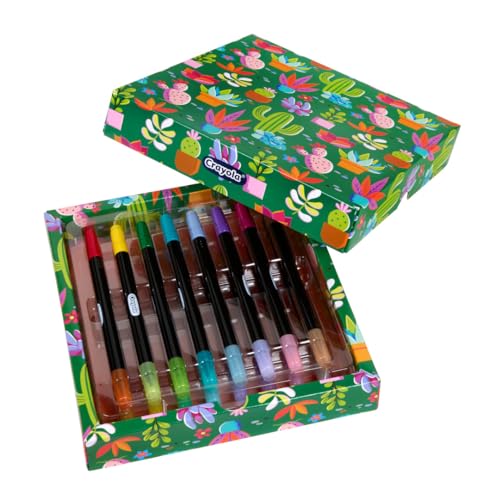 Crayola Brush & Detail Dual Tip Marker Set, Teen & Adult Coloring Markers - image 4