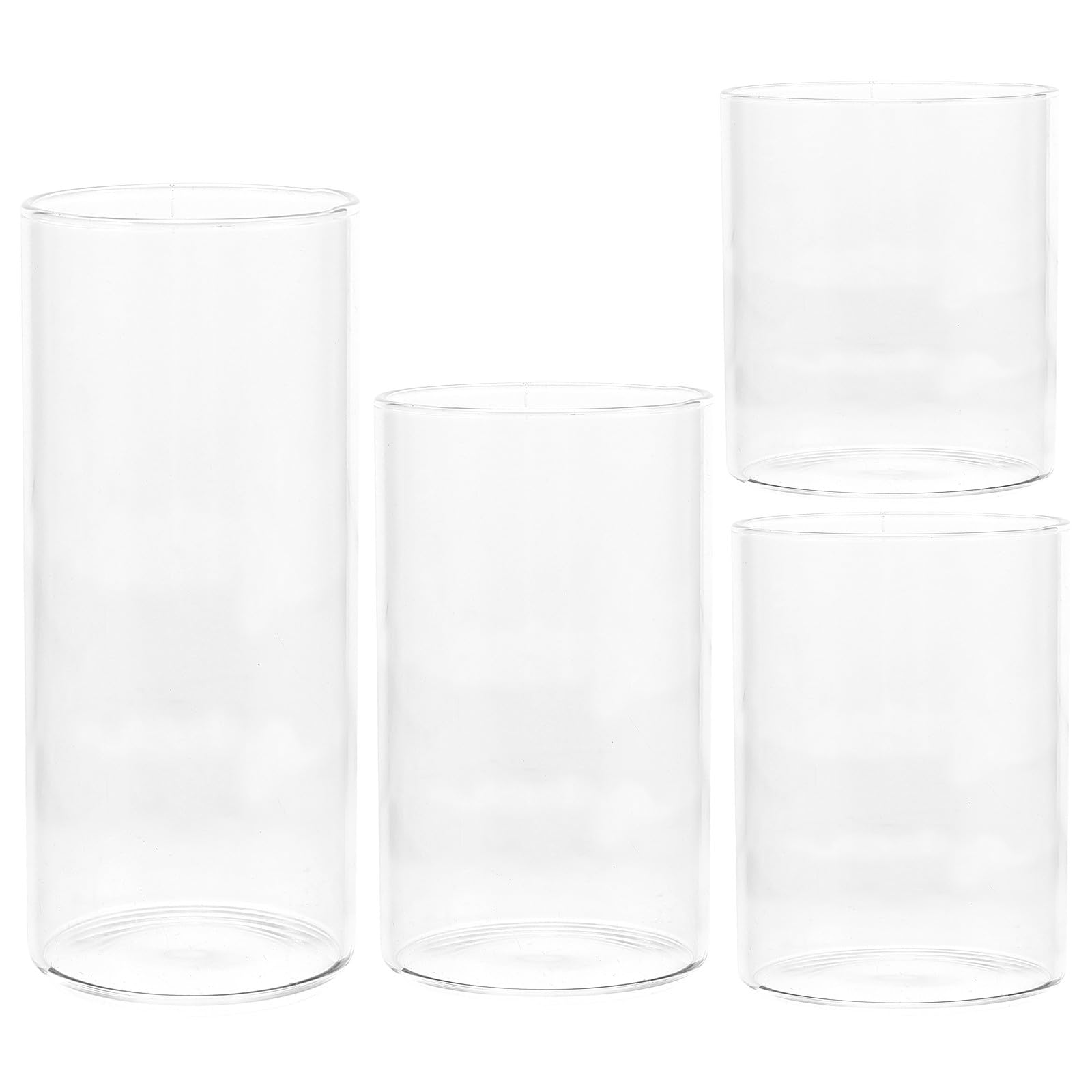 Couvercle de bougie en verre coupe-vent pour centre de table de mariage élégant