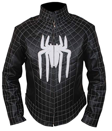 FH Kids Spider Jacket For Boys - Superhero Man Leather Jacket for Children - Main Image