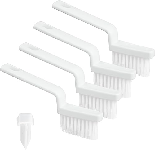 Cepillo limpiador en forma de V, cepillo limpiador de lechada, cepillos de limpieza con mango rígido cepillo de limpieza para baño, cocina, hogar