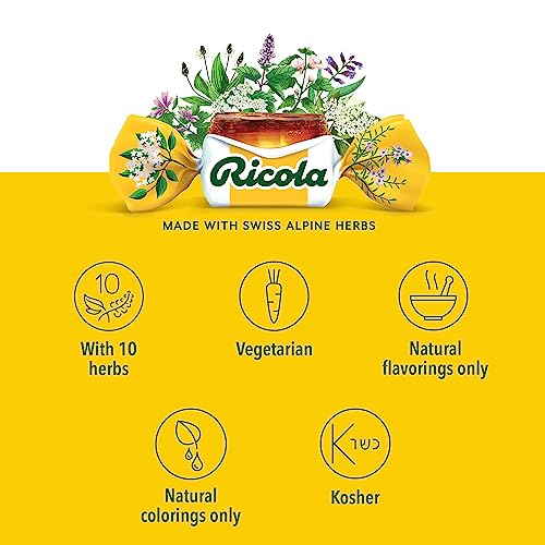 Ricola 7033P Original Herb Cough Drops, 45 Count, Cough Suppressant & Throat Relieving Drops thumb #2