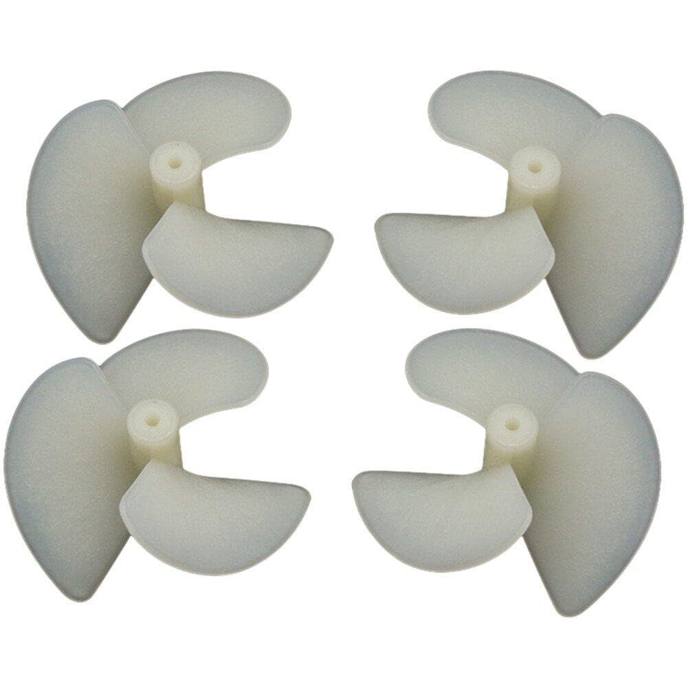 Casiler Rc Boat Propellers 2pairs/set 3-blade Propeller High Efficiency Electric Rc Boat Propeller Accessory for Rc Boats Models