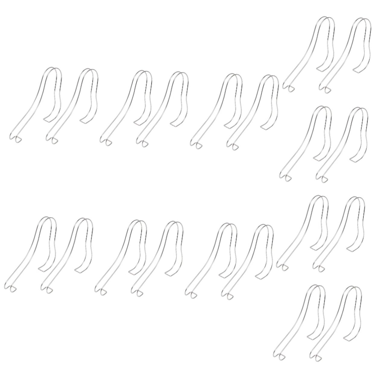 OUNONA 10sets Stainless Steel Shoe Stretcher Rack Hanging Shoe Rack for Women's Heels Retail Store Display Stand for Mall 2pcs*10