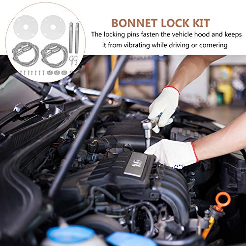 FAVOMOTO Pin Gancho Com Acessórios Aparência Da Liga de Alumínio Car Racing Capa Pin Bloqueio Kit