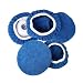 ZYTC Car Polishing Waxing Sleeve Polisher Pad Bonnet Microfiber Pad Soft Pack of 5 (Dark Blue, 9"-10")
