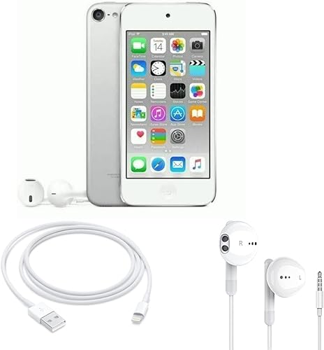Apple iPod Touch 16GB 6ª generación con paquete de accesorios - Plata (reacondicionado)