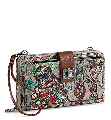 Image of Sakroots Artist Circle Large Smartphone Cross Body Phone Wallet