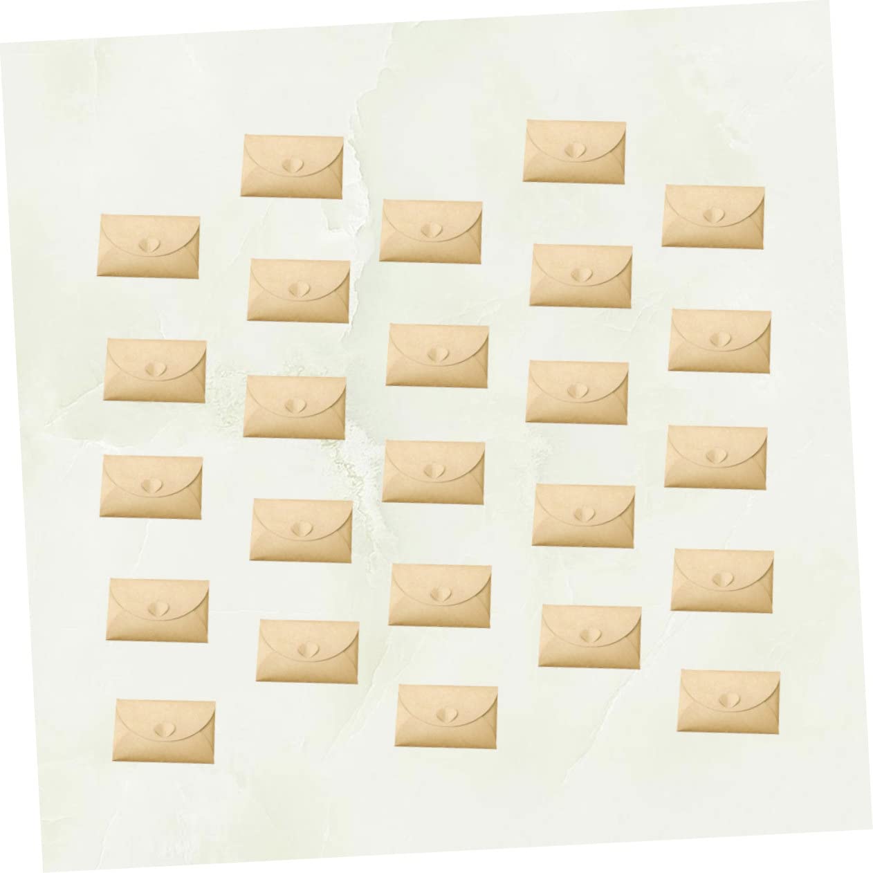DOITOOL 100Pezzi Buste Carta Vintage con Chiusura per Te Buste Ecologiche e Biodegradabili per Regali e Conservazione