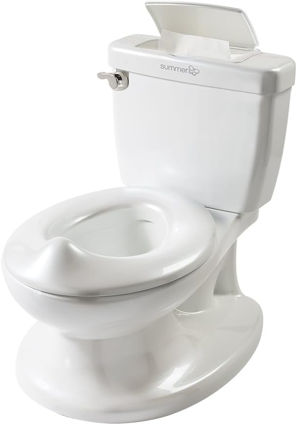 Summer Infant Summer My Size Potty, White – Realistic Potty Training Toilet Looks And Feels Like An Adult Easy To Empty Clean