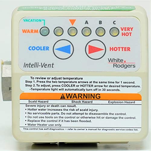 White-Rodgers 37E73A-903 Gas Water Heater Thermostat Control Intelli-Vent Valve For Natural Gas Only