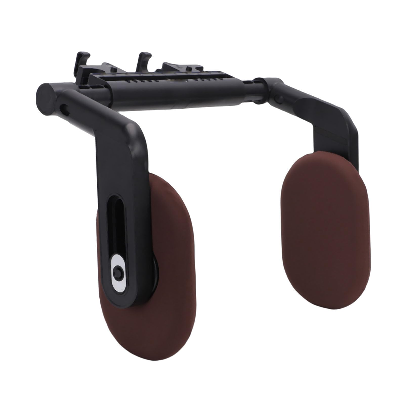 Cuscino Poggiatesta per Auto, Cuscino per Collo in Memory Foam con Supporto a 3 Punti, Viaggio Regolabile con Tessuto di Seta Ghiacciata Rinfrescante, Ideale per Veicoli con Sedili con Asta