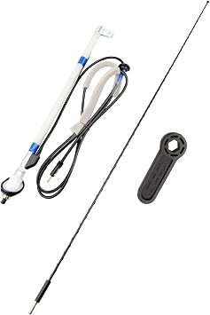 ANODZU Manual Antenna Assembly Fit for Toyota Tacoma 1995-2004, Contain Antenna Base 86300-04050 Antenna Nut Top 86396-04010 32 Inch Antenna