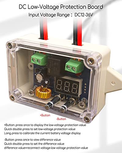Kit adaptador de roda elétrica adequado para bateria Ryobi 18V com regulador de tensão fusível e ter