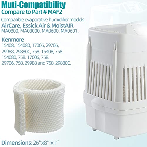 MAF2 Humidifier Wick Filter for Air-Care - Essick Air Moist Air MA0800 MA08000 MA0600 MA0601; Kenmore 32-15508 15408 154080 (2-Pack) - Thumbnail 5