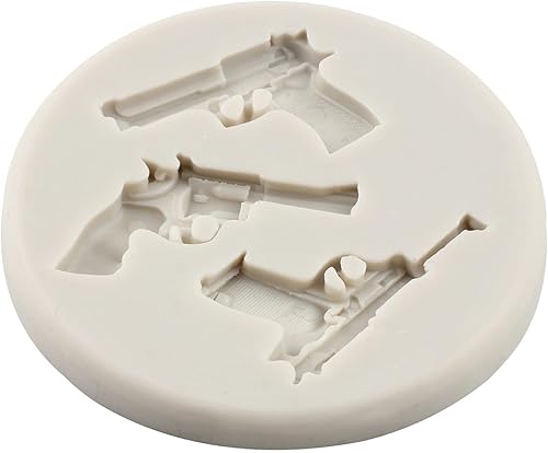 Miniatura 4 de MINFEIDMS Molde de silicona para pistola de manualidades 3D para decoración de pasteles, decoración de cupcakes, caramelo y goma de mascar de