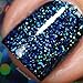 Sapphire - navy blue glitter holographic nail polish by Cupcake Polish