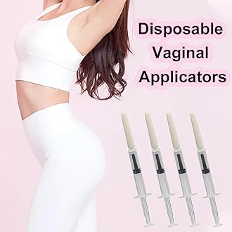 20 PCS Disposable Vaginal Applicators Individually Wrapped Suppository Applicator 2.5ml/3g Portable Pessary Applicators for Women Anus Vagina Cleaning Tools