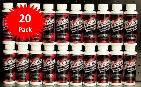 ZDDPPlus ZDDP Engine Oil Additive Zinc & Phosphorus 20 Bottle Pkg