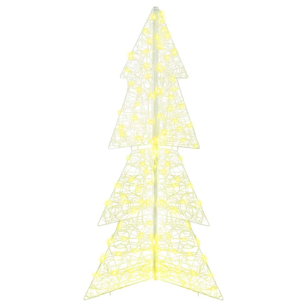 Choinka akrylowa 150 cm z 160 diodami LED, ciepła biel, złącze USB do salonu, ogrodu, tarasu, świąteczna dekoracja wewnątrz i na zewnątrz, świąteczna atmosfera