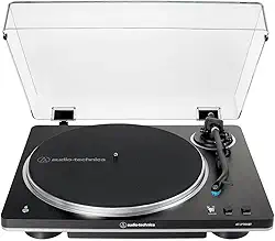 Toca-Discos Vinil Audio-Technica Sem-Fio Automático AT-LP70XBT-BS, Preto e Cinza, Bivolt 120/240V