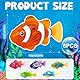 WDKXCN 6 Stück Roboter Fisch, Robo Fish mit 12 Batterien, Robo Fische für Kinder, Schwimmender Fisch mit Leuchtende, Fisch Badewanne Spielzeug Elektrisch, Fisch Spielzeug für Kinder Badewanne
