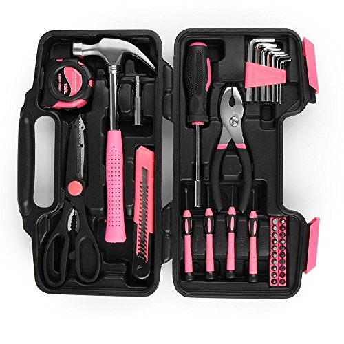 Flexzion Tool Set Box - Hand Tool Kit & Accessories For General Household