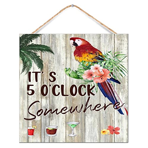 Plaque vintage en bois pour habiller un mur vide avec humour