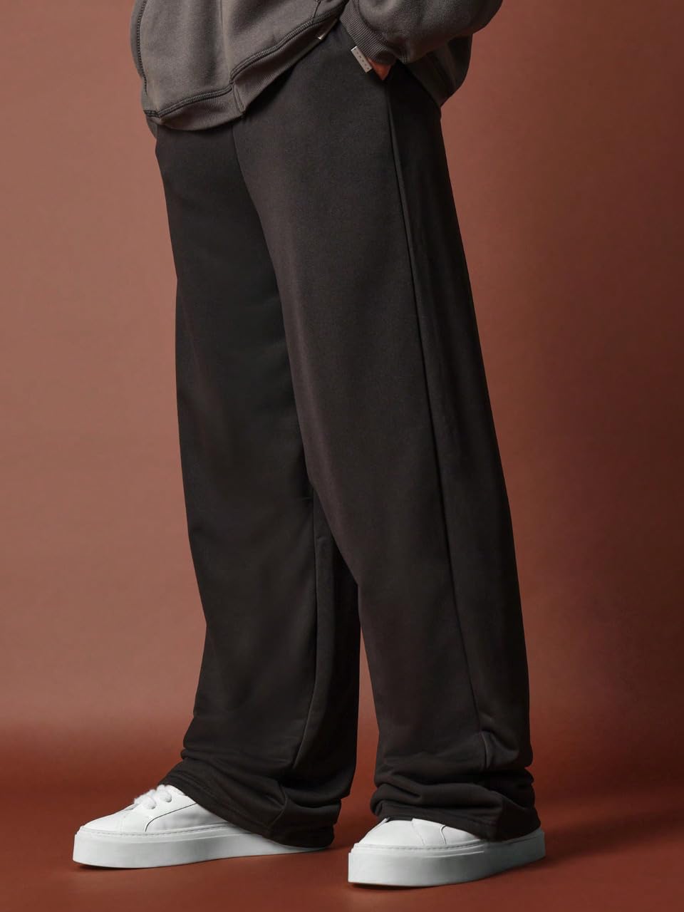 PROGENY Solid Men BlackCotton Blend||Open Bottom ||BLCK0811NVF Size-42 IkfXsyBfeU Size 42 3