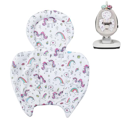Baby Swing Insert, Infant Insert for Car Seat, Super Soft Baby Car Seat Cushion, 2-in-1 Baby Car Seat Liner for Newborn