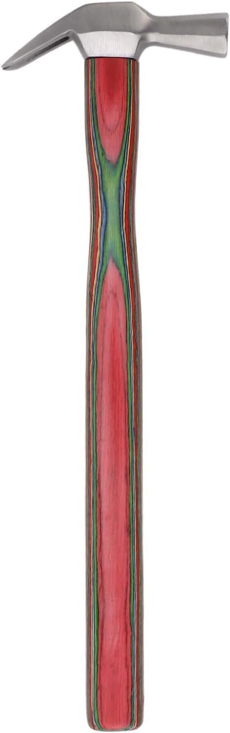 Farrier Hammer with Magnetic Nail Holder, Premium Steel and Wooden Handle, Versatile Tool for Horse Hoof Care, Lightweight and Portable 14.65In