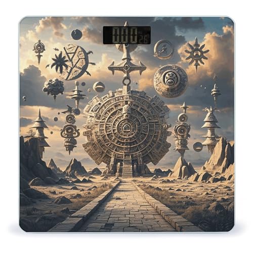 Báscula digital para baño Mayan Calendar End of The World miniatura 1