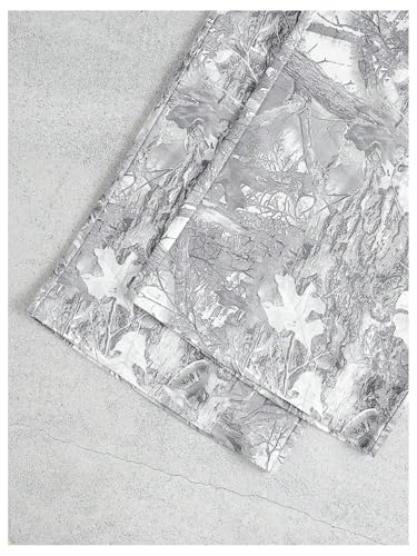 GORGLITTER Men's Camo Baggy Sweatpants Wide Leg Camouflage Elastic Waist Track Pants with Pockets for Streetwear4