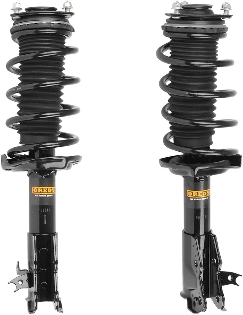 OREDY 172287 172286 Pair Front Spring Strut Assemblies for 2006-2011 Honda Civic 1.8L Sedan, 06-11 Acura CSX, Driver & Passenger Side Shock Absorber