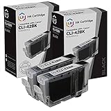 LD Products Compatible Ink Cartridge Replacement for Canon CLI-42BK 6384B002 (Black, 2-Pack) for use...