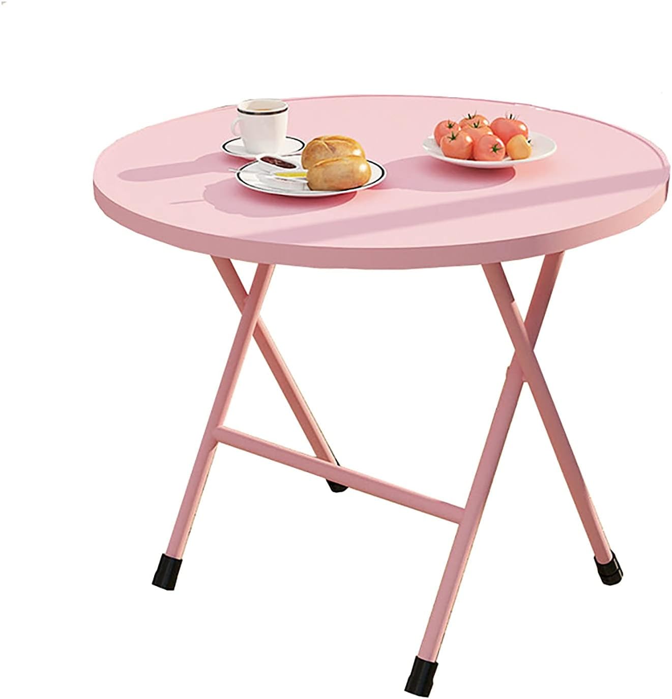 SH-tables Folding Table, Home Small Dining Table/Coffee Table/Leisure Table/Negotiation Table, Outdoor Convenient Camping Table, 3 Colors (Color : C)