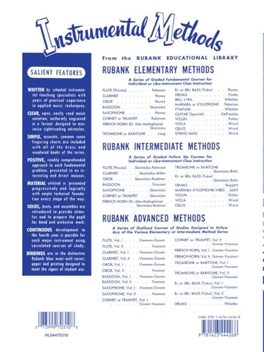 Rubank Advanced Method - Clarinet Vol. 1 - Clarinet Music Book for Teachers and Students - Easy to Read and Study Clarinet Sheet Music - Image 2