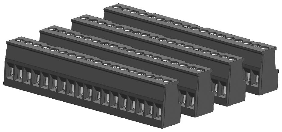 Bornes d'impression SMD 18 broches Siemens Lot de 4 connecteurs traversants pour circuit imprimé