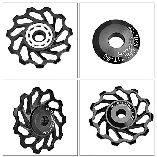 1 paio di puleggia del deragliatore posteriore