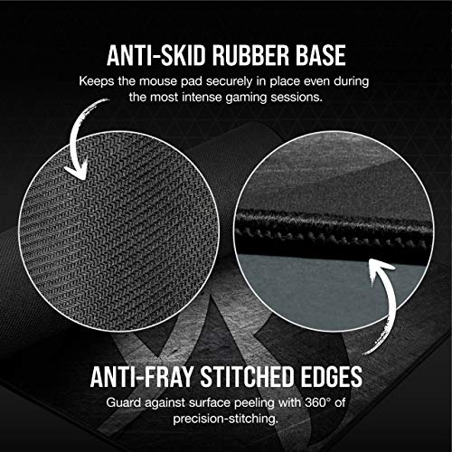 Image of Corsair MM300 PRO Premium Spill-Proof Cloth Gaming Mouse Pad - Extended - Multicolor (Pack of 2)