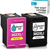 ✅ CONTENIDO DE LA CAJA: 1 x Negro 302 XL, 1 x Tricolor 302 XL (2 cartuchos en total)
