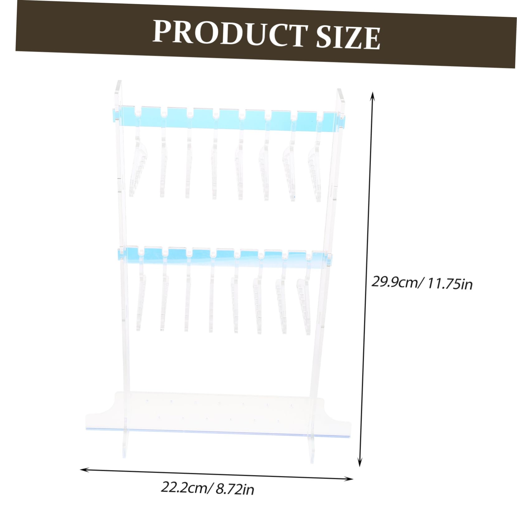 HOOTNEE 1 Set Earring Display Stand Jewelry Organizer with Hangers Multi Functional Earring Holder for Home Storage Elegant Design for Easy Access and Ear Studs