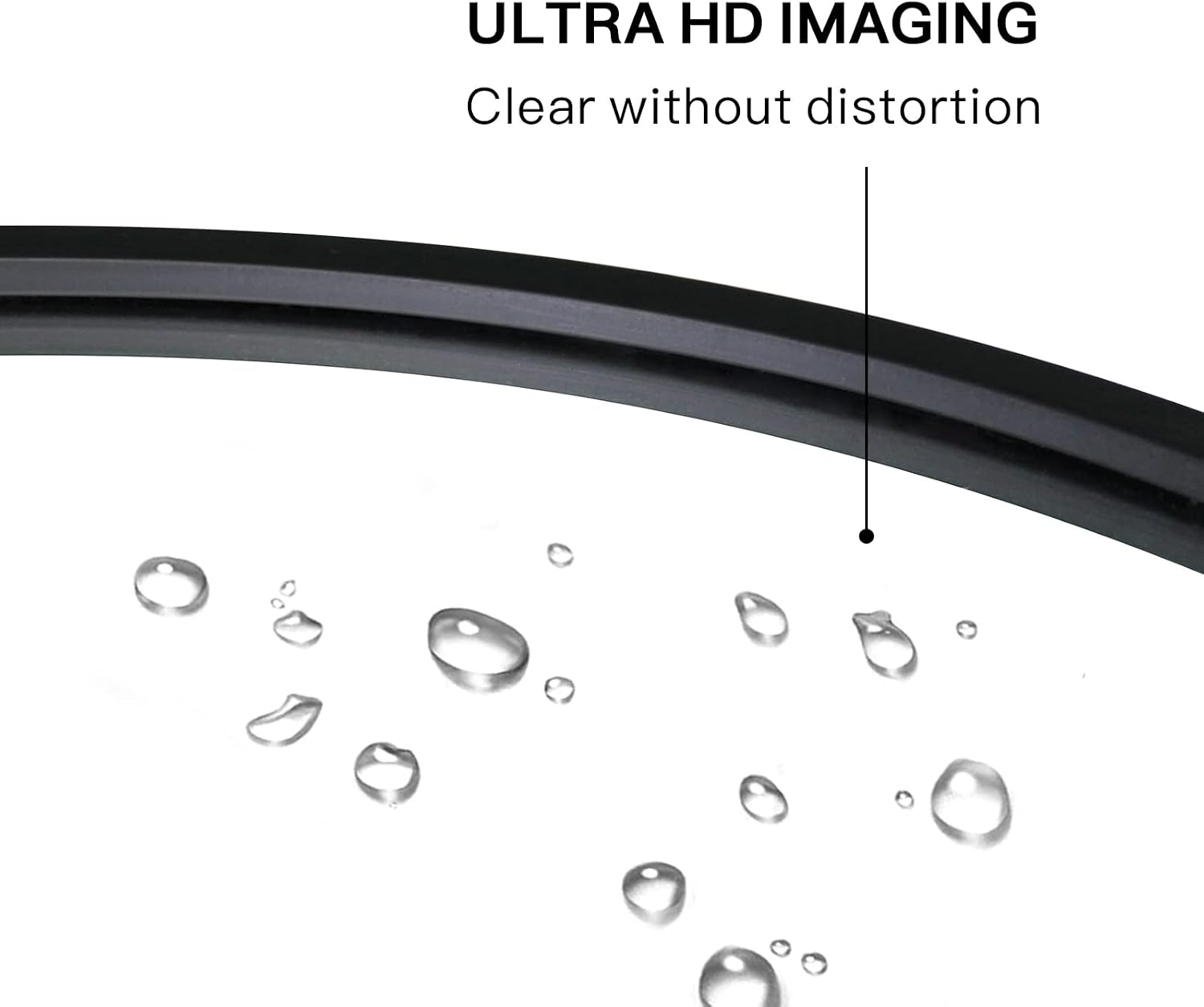 ZENIDA Round Wall Mirror, 20-inch Large Circle Mirror, Black Metal Framed Wall-Mounted Bathroom Mirror, Decorative Round Mirror for Bathroom Decor,Vanity Bedroom, Living Room, Entryway